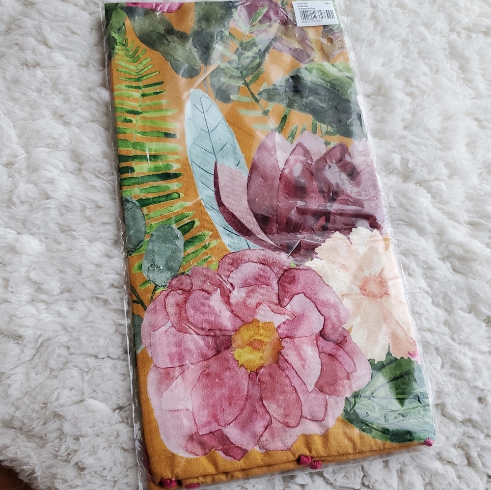 Anthropologie Perennial Flower Dishtowel - Picture 3 of 4